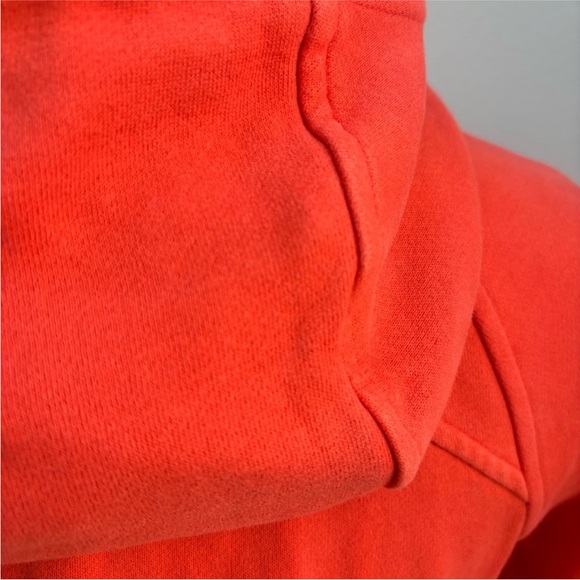 Lululemon Scuba Hoodie Full Zip Classic Fit Vivid Flame Orange Red Size 4 Small - Picture 15 of 15